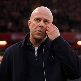 Liverpool boss Arne Slot. (Photo by Carl Recine/Getty Images)