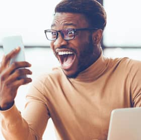 Checking the result – players can now take part in daily £1 lottery draws online