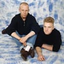 Pop duo Erasure pictured in their heyday 