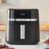 The Russell Hobbs 8.3L Air Fryer is designed to cook family-sized meals with little or no added oil