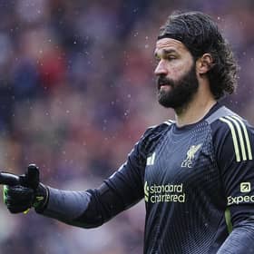 Liverpool goalkeeper Alisson Becker (Peter Byrne/PA)