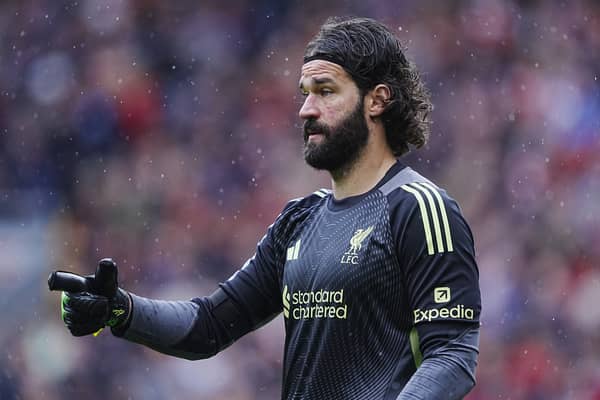Liverpool goalkeeper Alisson Becker (Peter Byrne/PA)
