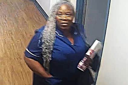 Mental health nurse Laurence Tchapong, 54, of Penroyson Close, Manchester, whilst on duty at the Brooklands psychiatric intensive care unit at Clatterbridge Hospital, Wirral.