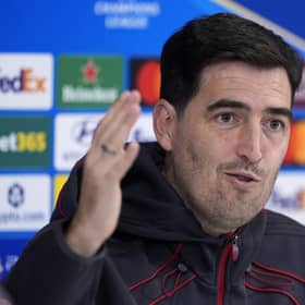 Andoni Iraola (Peter Byrne/PA).