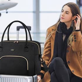 The ETRONIK 40x30x20cm Ryanair cabin bag is currently £12.97 and has a 24-litre capacity.
