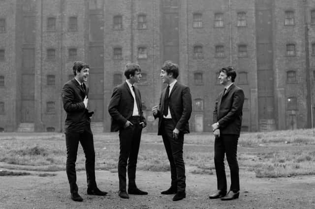 The Beatles, (left to right) Paul McCartney, George Harrison, John Lennon and Ringo Starr