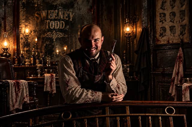 Daltrey Wrigley as Sweeney Todd