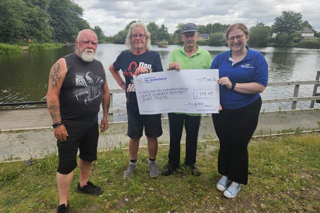 St Helens Anglers Raise Nearly £1,000 for North West Air Ambulance Charity