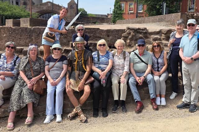 Mersey Oddfellows enjoy a Roman tour of Chester