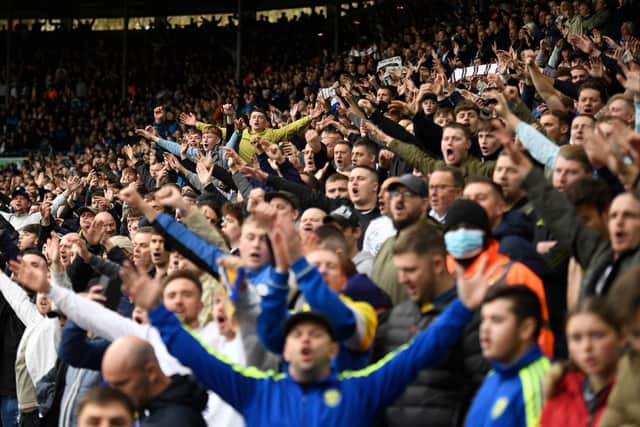 Leeds United supporters at Elland Road. Pic: Getty