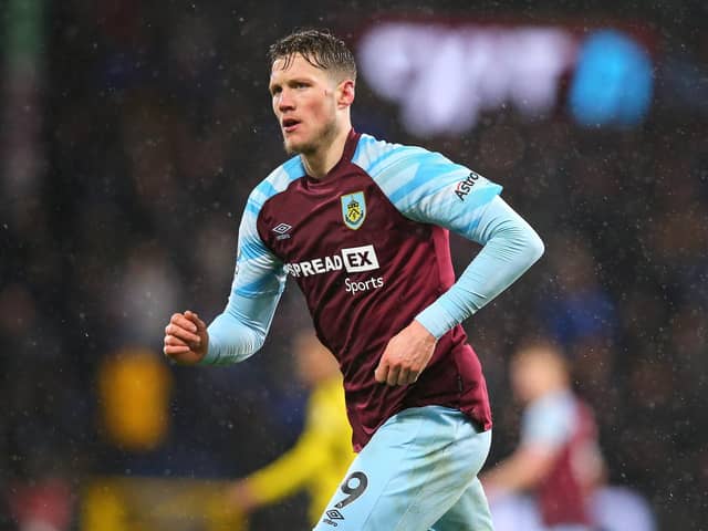 Wout Weghorst in action for Burnley. 