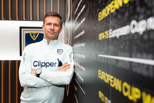 Leeds United manager Jesse Marsch - pictured at Elland Road on the day he was appointed to succeed Marcelo Bielsa 

(Picture: Leeds United)