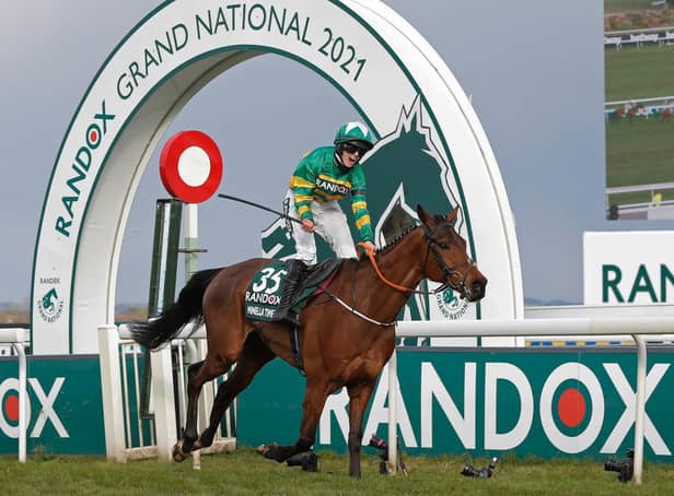 <p>GRAND NATIONAL: Rachael Blackmore won aboard Minella Times in last year's race. Picture: Getty Images</p>