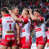 St Helens are top of the Super League table. 