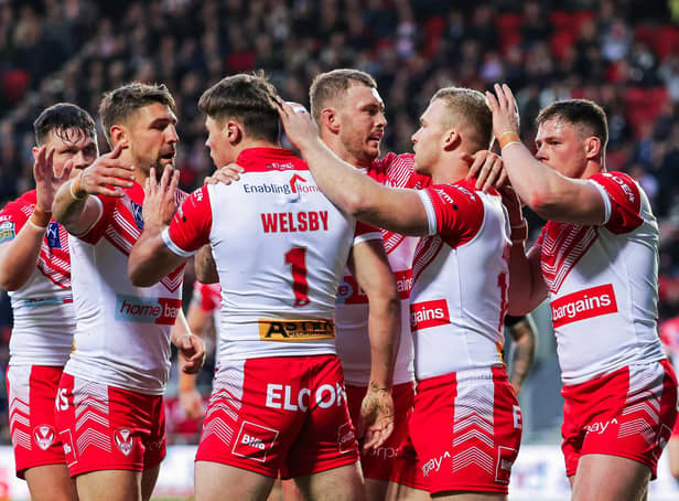 <p>St Helens are top of the Super League table. </p>