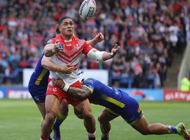<p>Sione Mata'utia will not miss the game against Huddersfield Giants. (Picture: SWPix.com)</p>