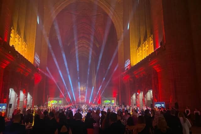The Educate Awards were held at the stunning Liverpool Cathedral.