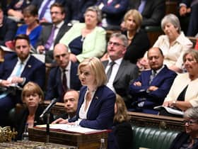 Prime Minister Liz Truss speaks at her first Prime Minister's Questions in the House of Commons, London. Photo credit UK Parliament/Jessica Taylor /PA Wire