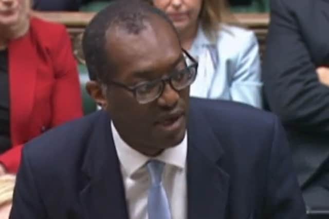 Chancellor of the Exchequer Kwasi Kwarteng delivers his mini-budget in the House of Commons, London.