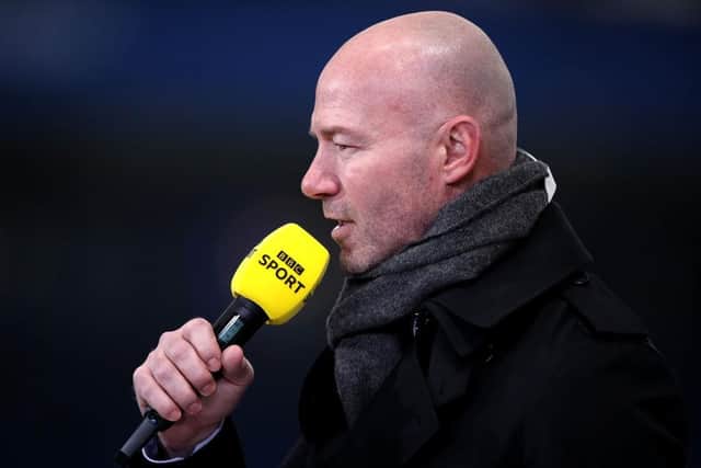 BBC pundit Alan Shearer.