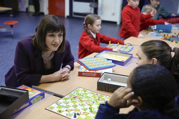 Shadow education secretary Bridget Phillipson during a visit to the Holy Cross Catholic Primary School in Liverpool, one of 24 in the city with a 'good' or 'outstanding' rating
