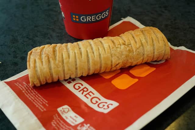 The Greggs Sausage roll index shows the cost of living divide between areas in the UK. Photo Illustration: Christopher Furlong/Getty Images.