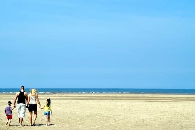 The golden sands of Southport Beach are part of the 22-mile Sefton coastline leading from the Mersey into the Ribble Estuary.
In Southport there's an array of shops, arcades, restaurants and a promenade with a ride-on train for younger ones.