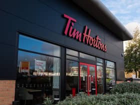 Exterior of Burnley's branch of Tim Horton's gives an idea of what a new Speke branch could look like. Photo: Kelvin Stuttard