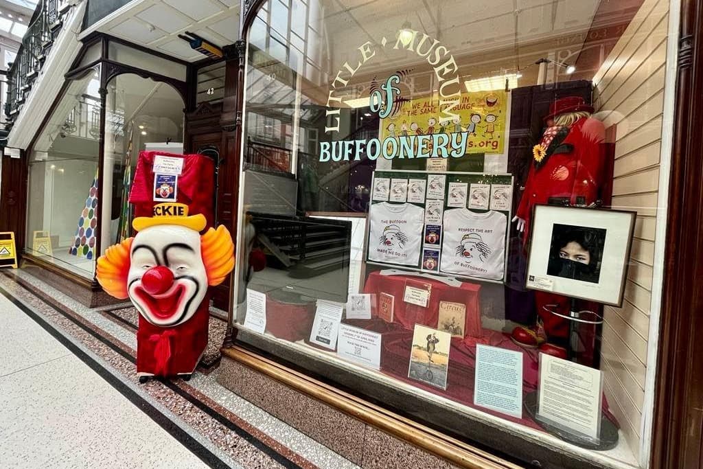 Buffoonery Clown Eckie’s Little Museum Of Buffoonery to open at Wayfarers Arcade ...
