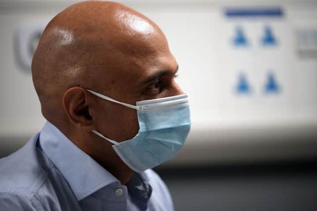 Health Secretary Sajid Javid. Picture: Christopher Furlong - WPA Pool/Getty Images.