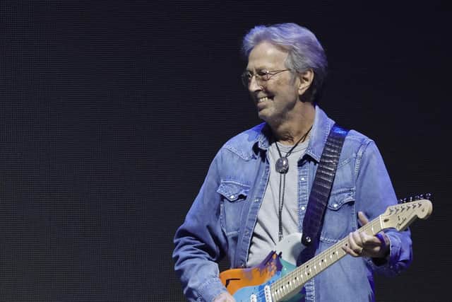 Clapton was ranked second in the Rolling Stone’s list of 100 Greatest Guitarists of All Time and played in the Yardbirds, Cream and Derek and the Dominos