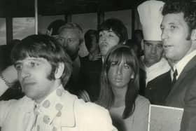Sue Mautner with The Beatles. Picture: Sue Mautner