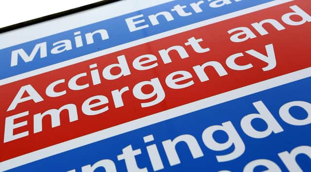 File photo dated 21/05/13 of an Accident and Emergency sign. Twenty-four hours in A&E is "no longer just a documentary", leading medics have warned as figures show that almost 400,000 patients spent 24 hours or more in an emergency department in England last year. The Royal College of Emergency Medicine (RCEM) said the very long waits are a "matter of national shame". Issue date: Monday September 25, 2023.