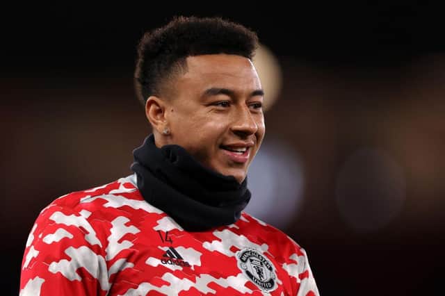 Jesse Lingard of Manchester United. (Photo by Naomi Baker/Getty Images)