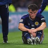 Everton right-back Nathan Patterson was injured in Scotland's 3-0 win over Ukraine.  (Photo by Craig Foy / SNS Group)