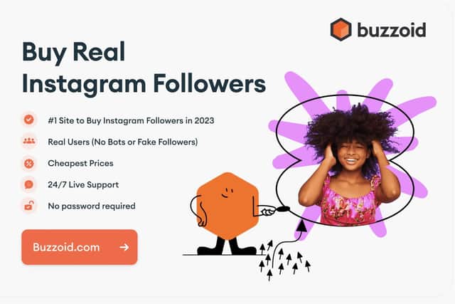 Buzzoid offer real followers not bot accounts