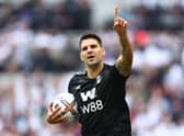 MARKET LEADER: Fulham striker Aleksandar Mitrovic. Photo by Clive Rose/Getty Images.