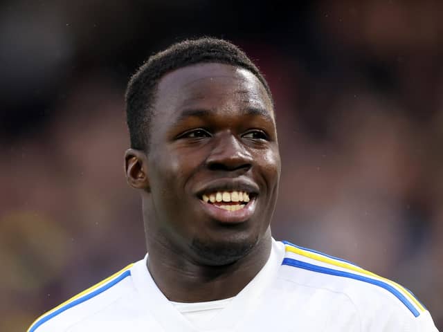 Leeds United's Wilfried Gnonto has reportedly been the subject of Premier League interest. Image: George Wood/Getty Images