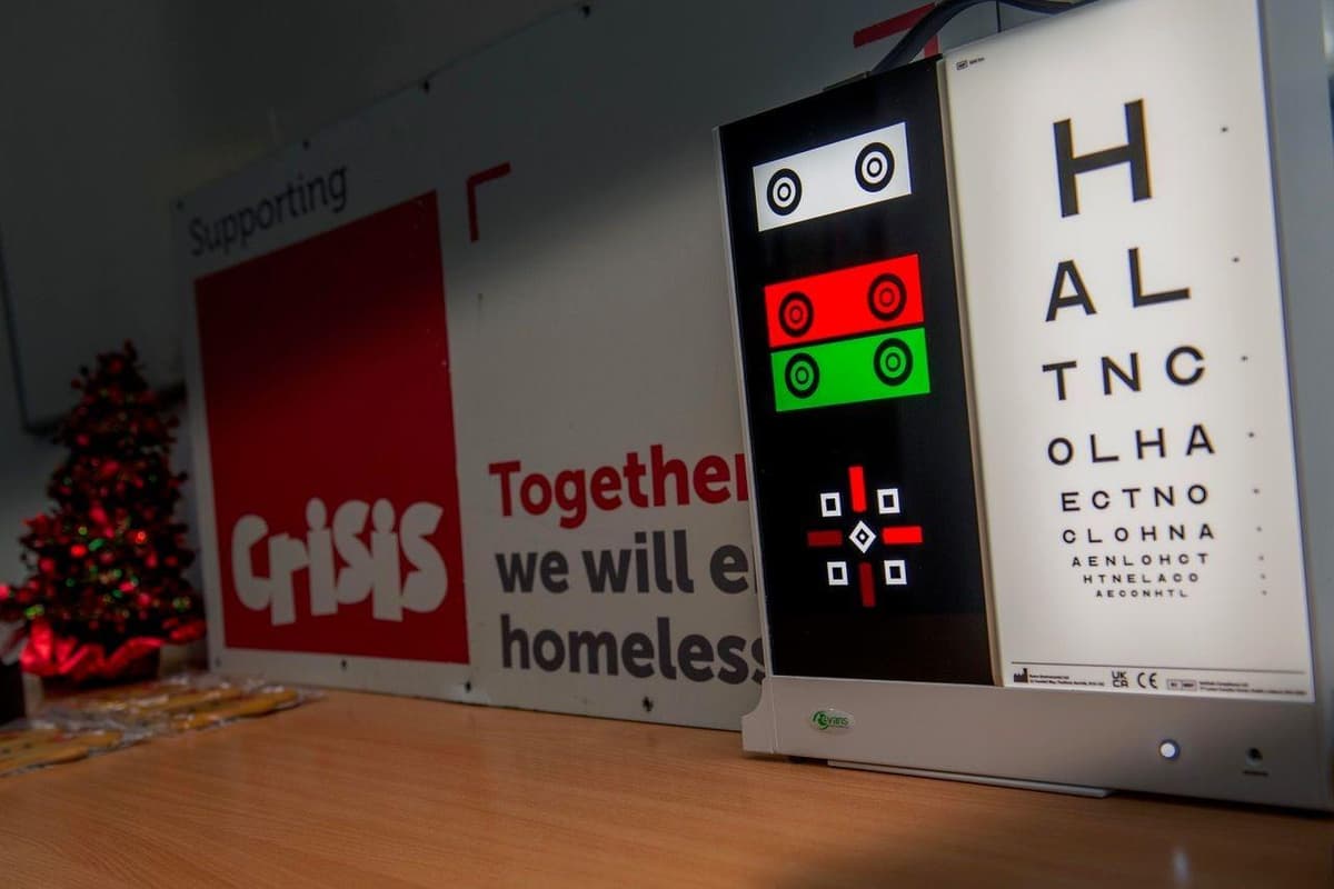 Community Opticians Opticians offers free eye tests to people experiencing homelessness in ...