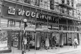 When this image of Woolworths was taken in 1985 it had the distinctive label of being the oldest branch of the popular shop still around - the older one at Liverpool having being closed down