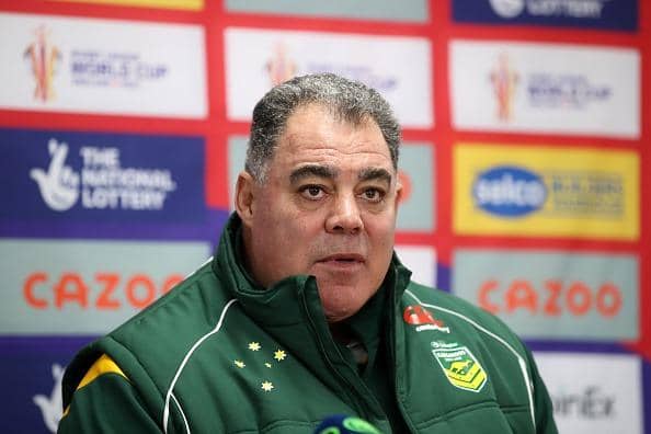 Mal Meninga's team will face Samoa in the final. (Photo by Jan Kruger/Getty Images for RLWC)