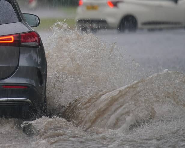 Heavy rain is due across large parts of the country on Saturday. Peter Byrne/PA Wire