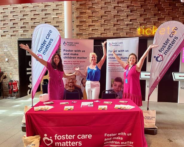 Foster Care Matters team at a launch event
