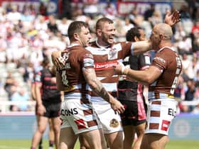 St Helens completely outplayed Huddersfield in Newcastle. (Photo: Paul Currie/SWpix.com)