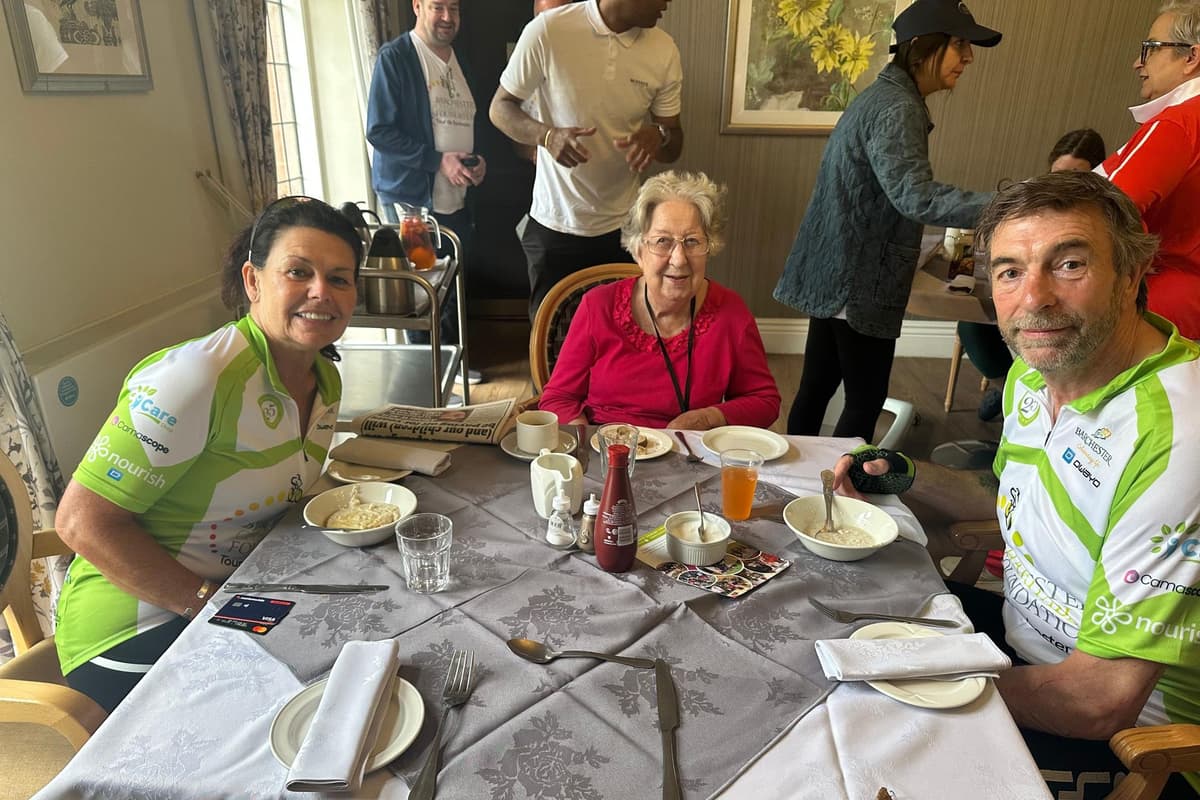 Samantha Roe Tour de Barchester - local care home workers take on charity cycling ...